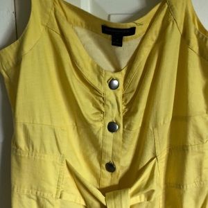 Yellow Banana Republic summer dress
